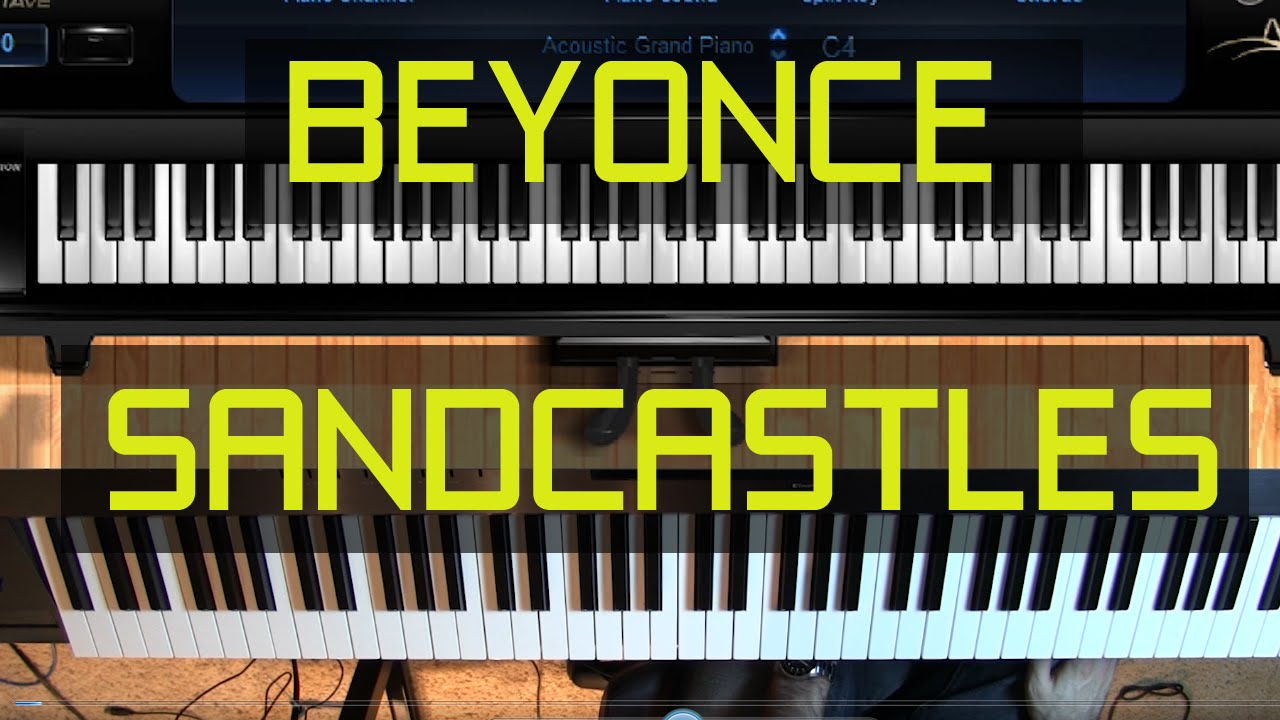 Piano Tutorial - How to play Sandcastles by Beyonce (Sheet Music Available)