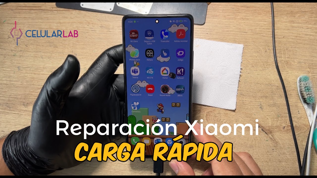 Xiaomi aparece cargando pero no carga, no habilita carga rápida.