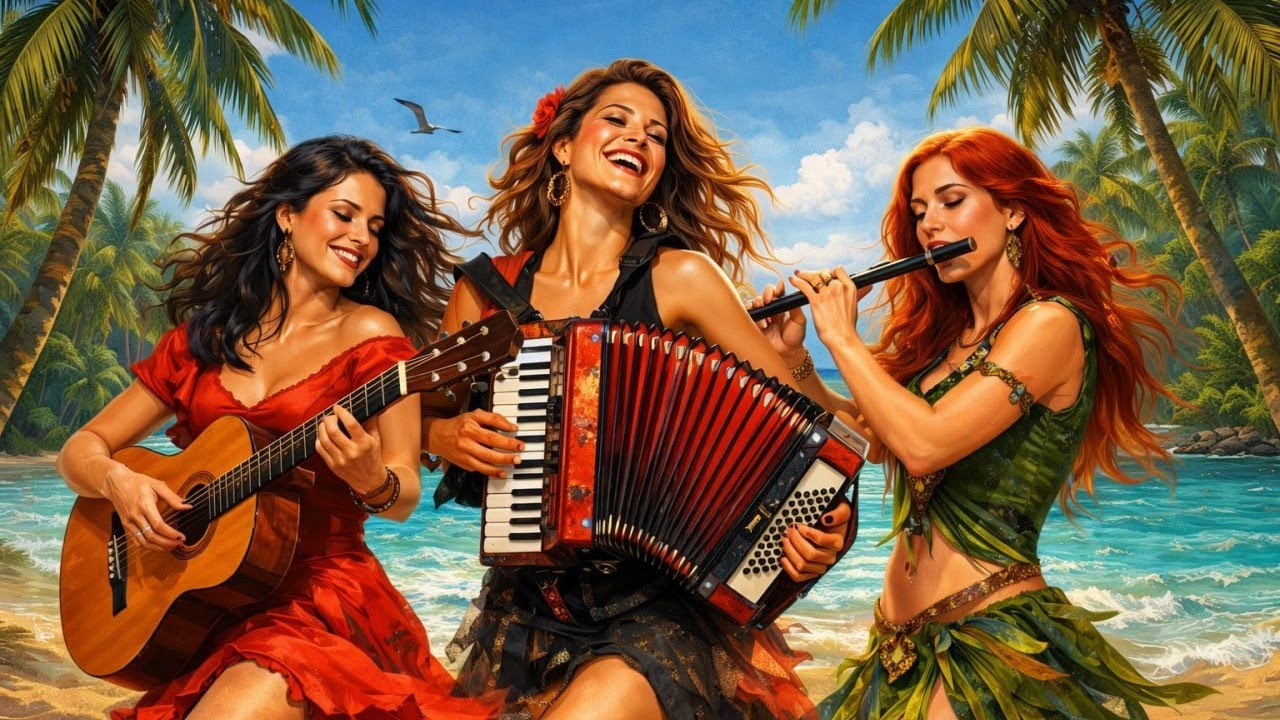 RQXZ - Flamenco Guitar, Accordion & Irish Flute – High Energy World Fusion Summer Dance Instrumental