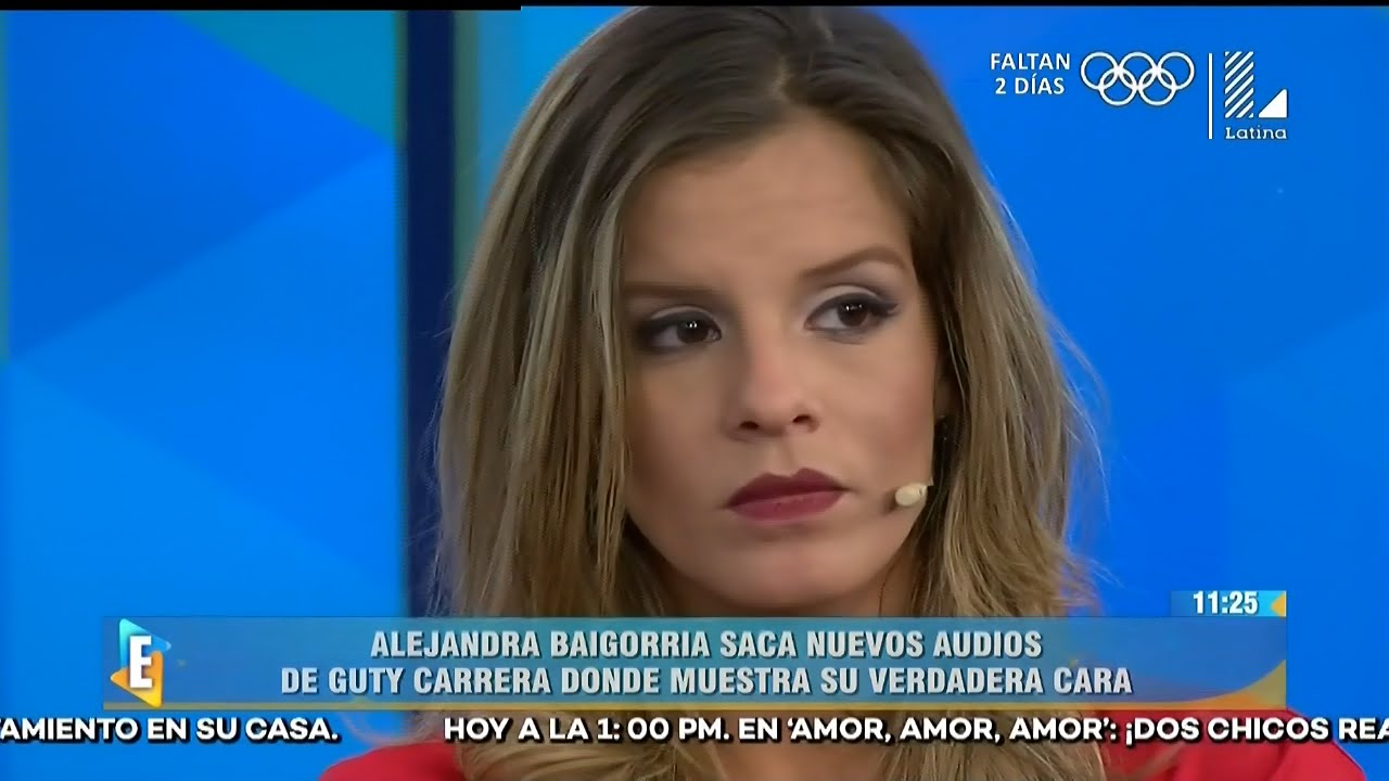 ESPECTÁCULOS 03/08/16 ALEJANDRA BAIGORRIA HABLA SOBRE LA TORMENTOSA RELACIÓN QUE VIVIO CON GUTY