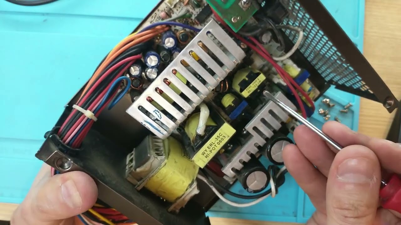 17 - Partes de ATX Reparación, funcionamiento de fuente conmutada switching o SMPS