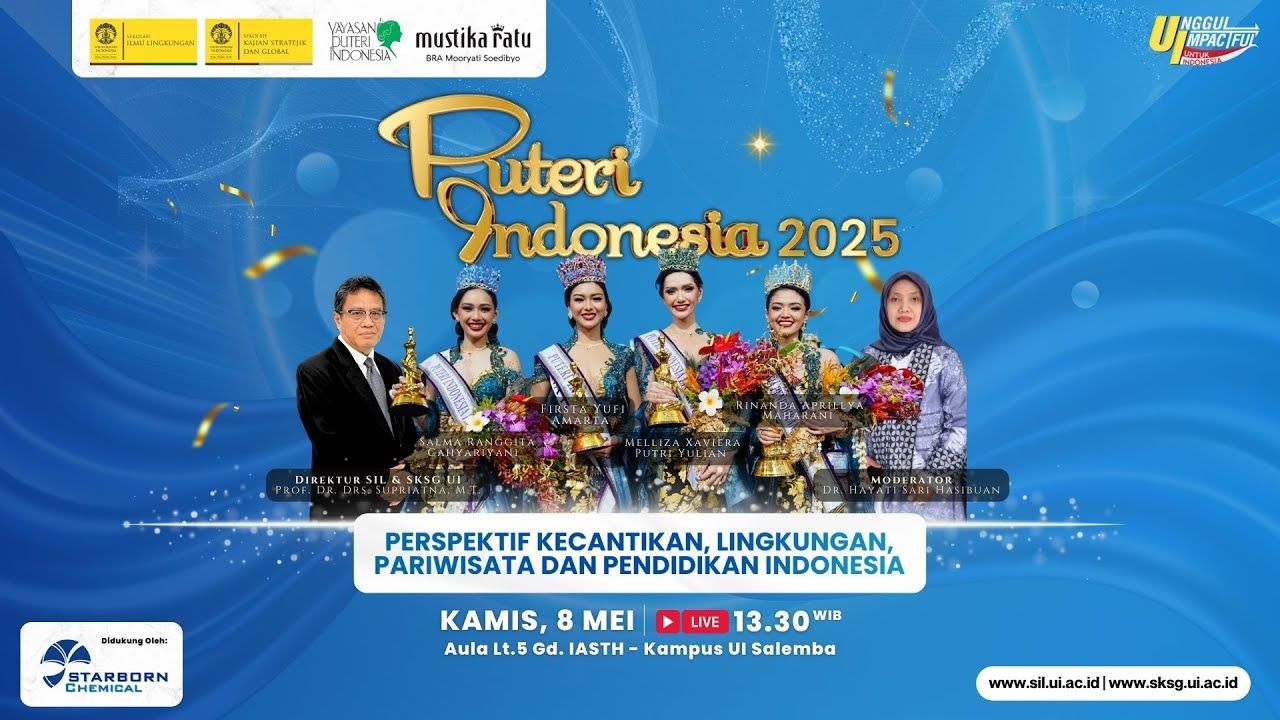 Puteri Indonesia 2025: Perspektif Kecantikan, Lingkungan, Pariwisata, dan Pendidikan Indonesia