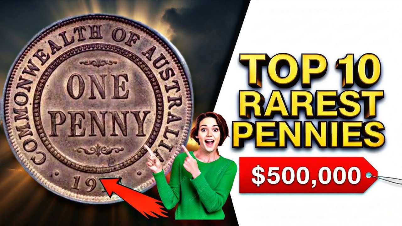 Top 10 Ultra Rare Australian One Penny Coins That Could Make You Rich | Coin Collecting Treasures !!