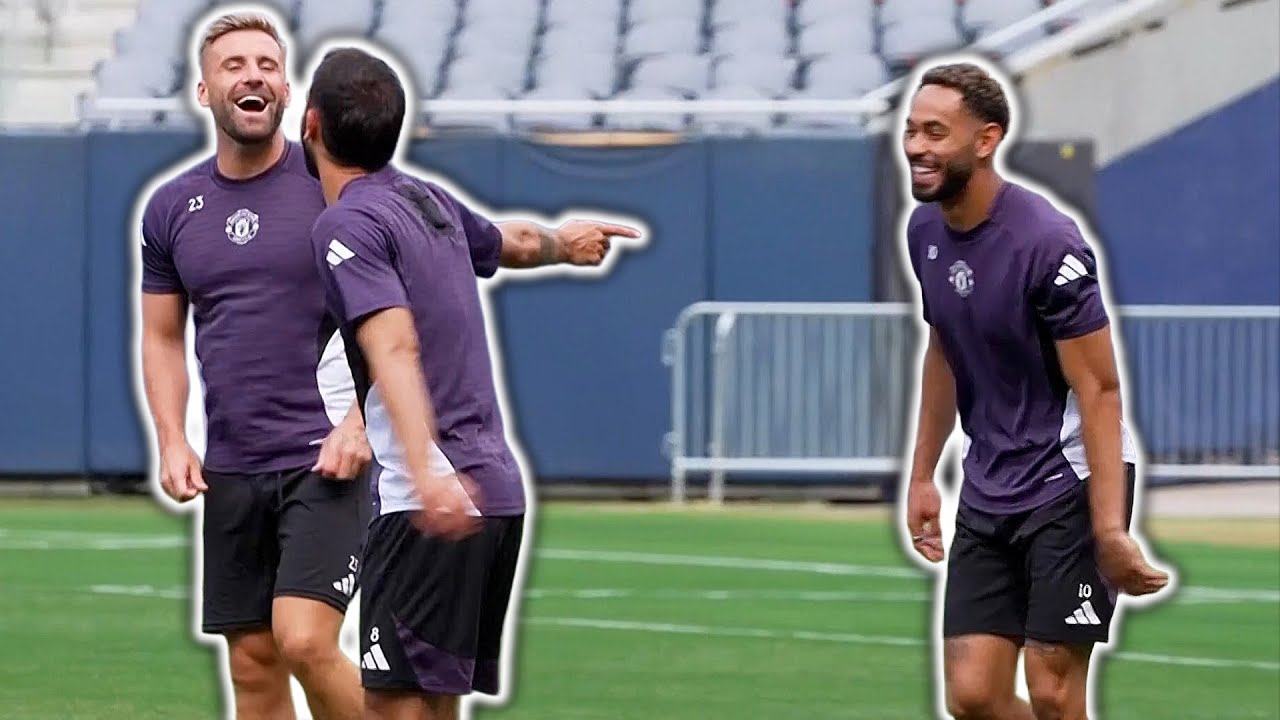 Bryan Mbeumo and Matheus Cunha train in Chicago! | Manchester United USA pre-season tour