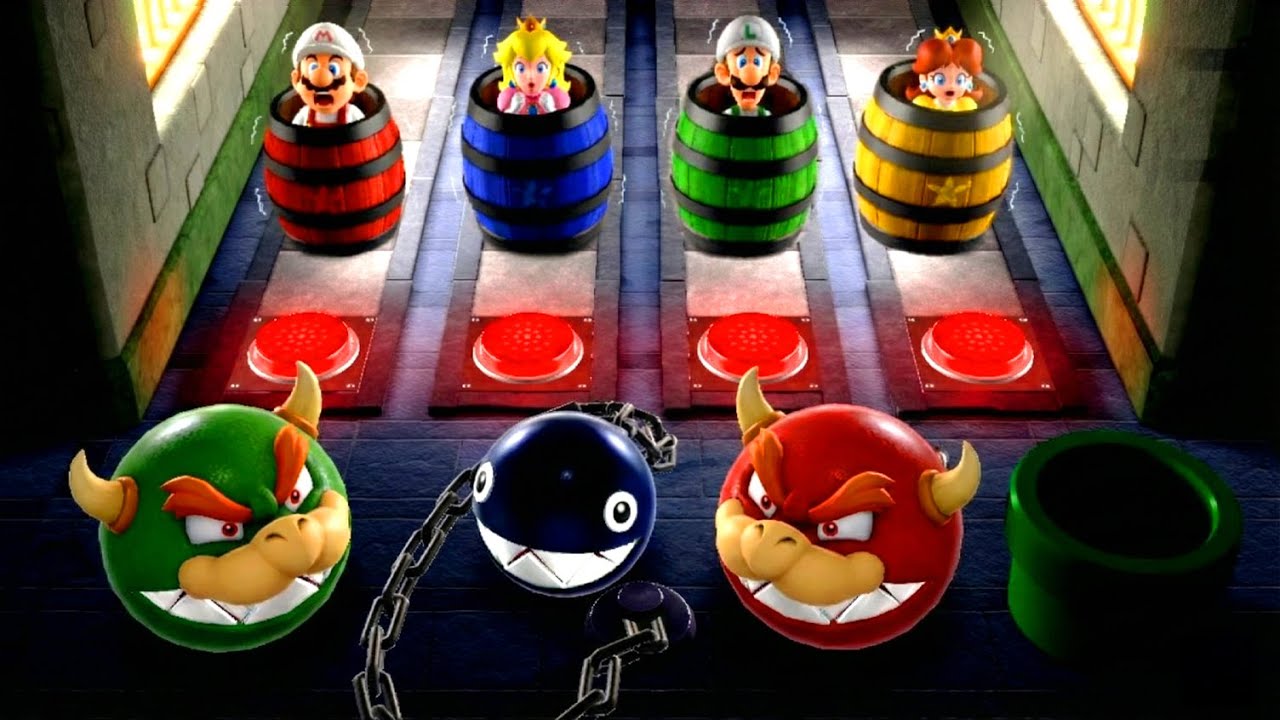【マリオパーティ スーパースターズ】ミニゲームマリオVsピーチVsデイジーVsルイージ(Master難度)