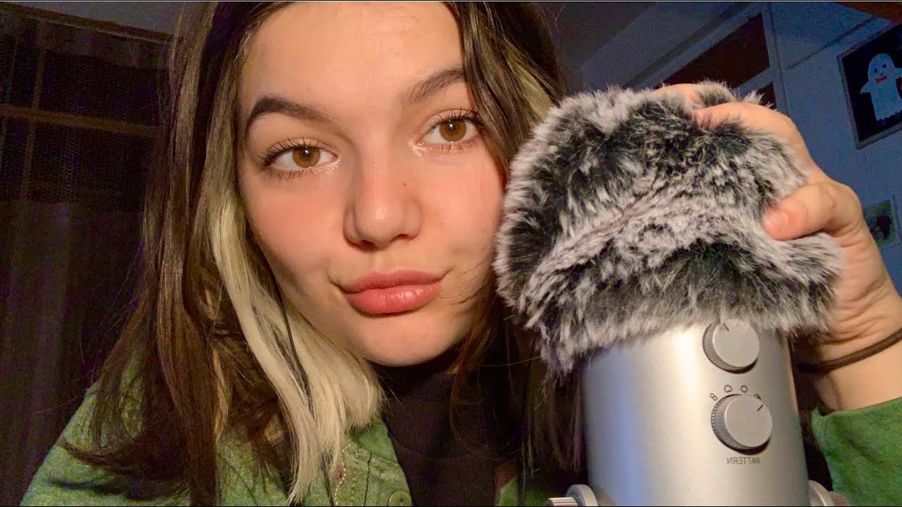 ASMR | Fluffy Mic Triggers (Fast & Aggressive) Plucking, Head Massage, Mouth Sounds, and More