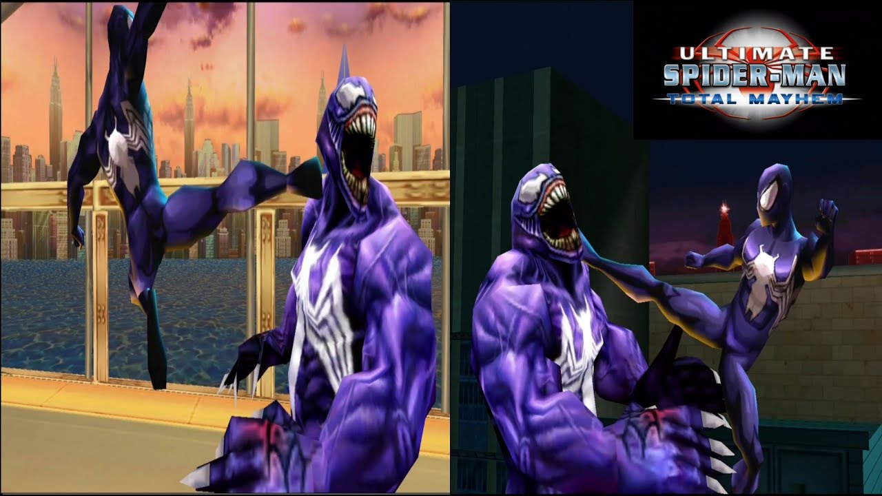 Ultimate Spiderman Total Mayhem Symbiotes VS Venom #mgs4700