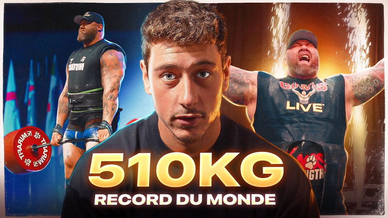 Nouveau RECORD DU MONDE ! 510KG AU SOULEVER DE TERRE ! L'histoire de THOR BJORNSONN