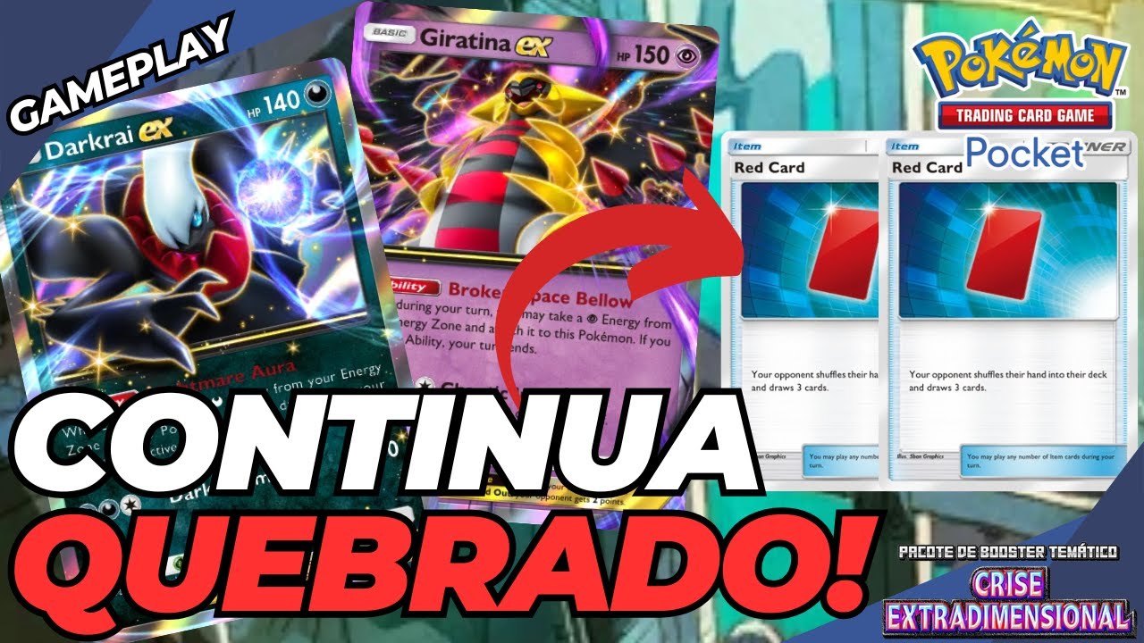 Darkrai com Giratina segue sendo um dos MELHORES decks do jogo! | Gameplay Pokémon TCG Pocket