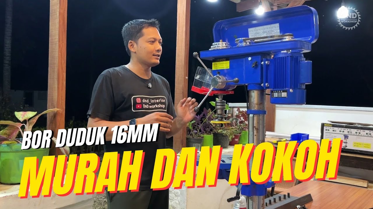Bor Duduk 16mm Murah Terbaik ✅ Mollar Bench Drill BD016