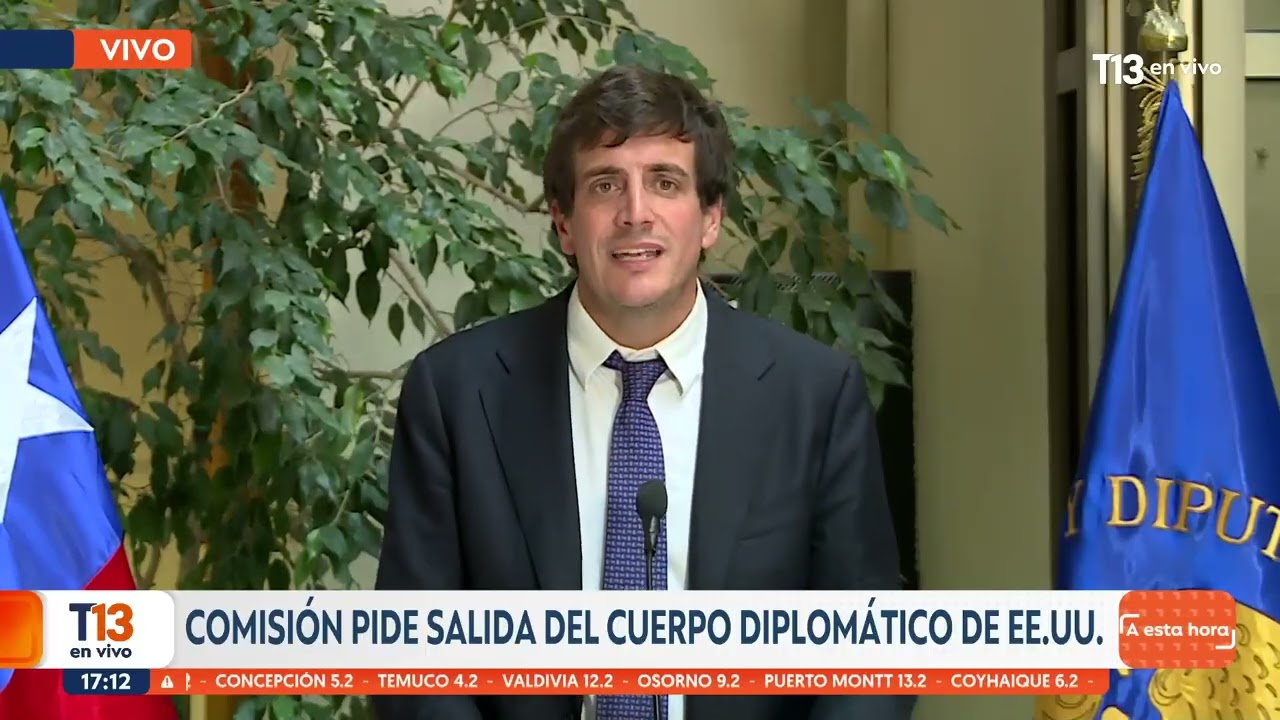 Comisión pide salida del cuerpo diplomático de Estados Unidos