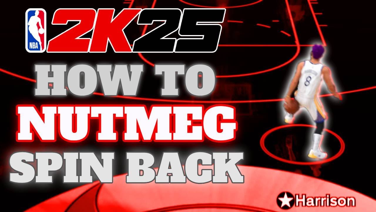 HOW TO NUTMEG SPINBACK IN NBA 2K25 !! NBA 2K25 DRIBBLE TUTORIAL !!