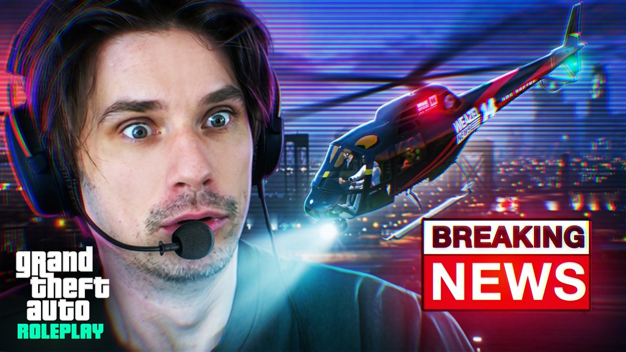 Ich mache im GTA RP ein Praktikum als TV-Reporter