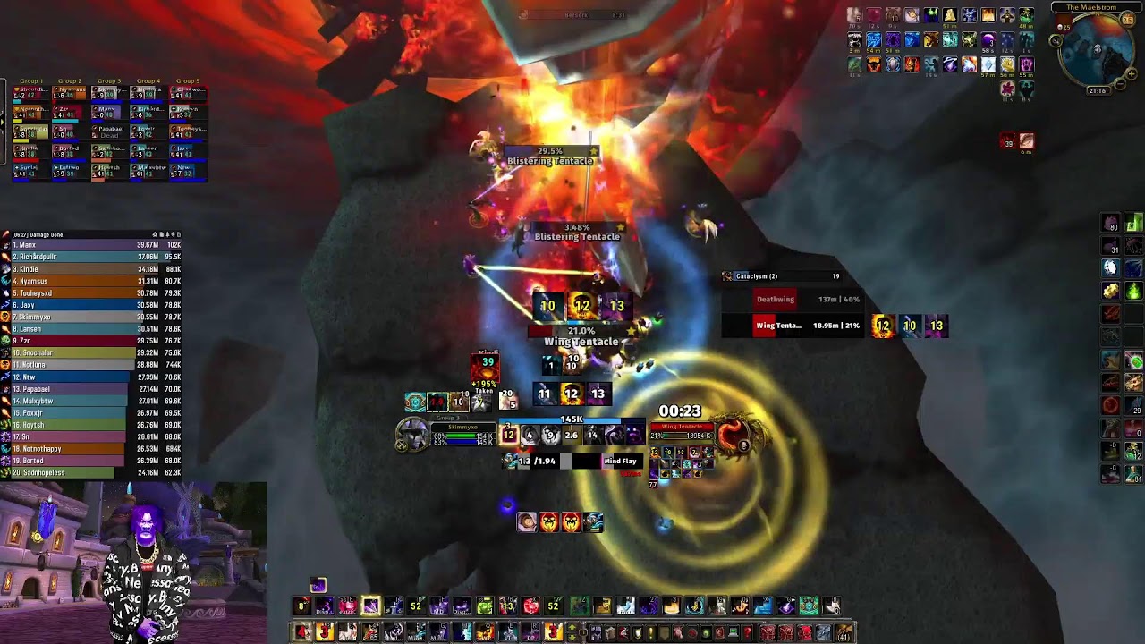 Shadow Priest POV - Dragon Soul 25H 8/8 - Cata Classic (25% Buff)