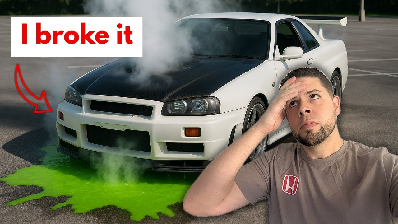 I BROKE THE SKYLINE. Time for some cooling system upgrades.