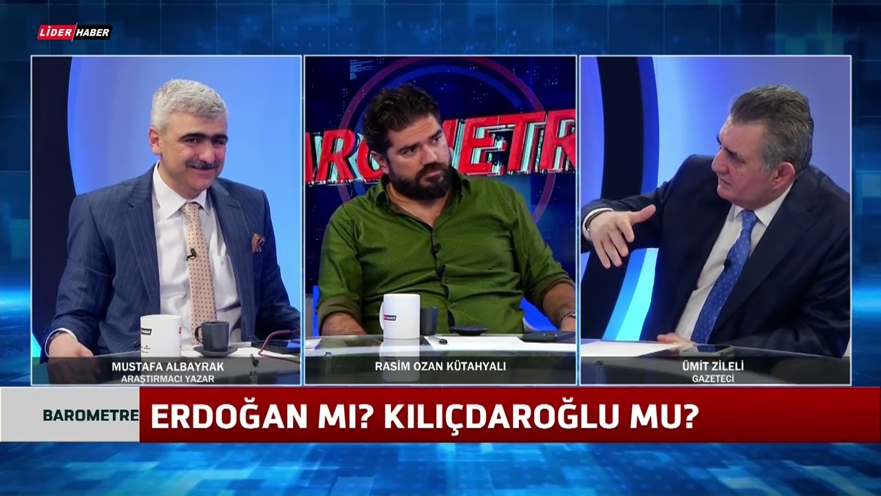 Barometre masasında Mustafa Albayrak ve Ümit Zileli arasında Erdoğan - Kılıçdaroğlu tartışması