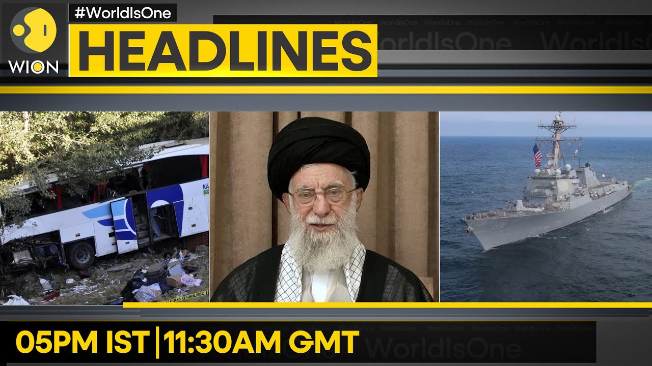 Khamenei: Iran Not Affected By US' War Talk | US Warship Spotted at Israeli Port | WION HEADLINES