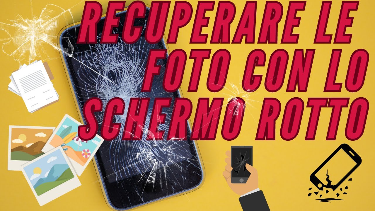 Recuperare GRATIS le Foto con lo Schermo Rotto del vostro cellulare, e una cosa Facile X Tutti.