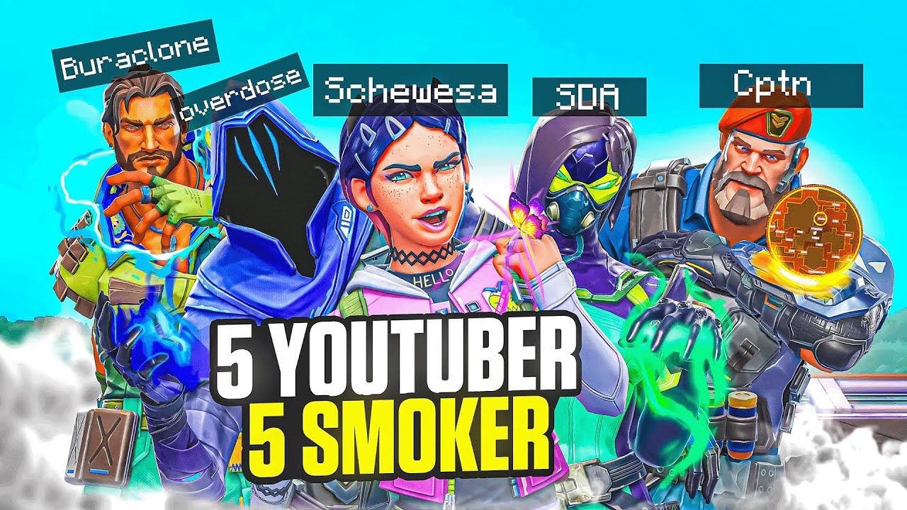 5 YOUTUBER 5 SMOKE KARAKTERİ ALIRSA NE OLUR? (rakip delirdi)