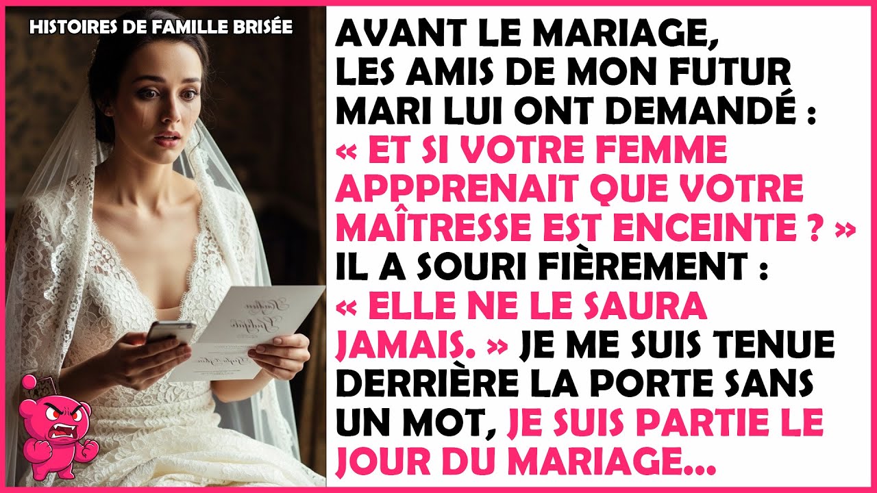 Avant le mariage, j'ai découvert l'histoire de mon mari — et sa maîtresse était enceinte.