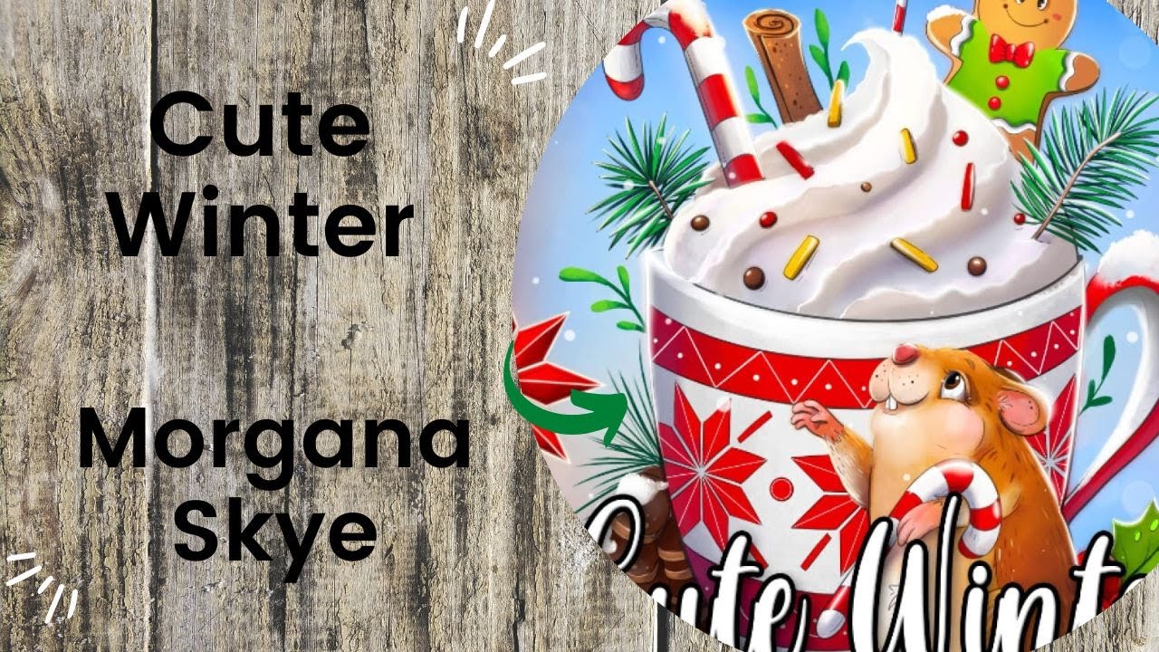 Cute winter - Morgana Skye //Adult Colouring Book FlipThrough