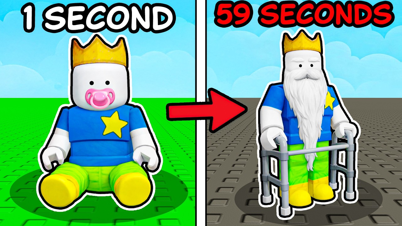 Roblox EVERY SECOND i get OLDER...