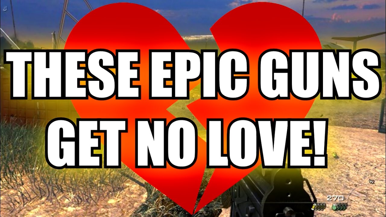 TOP 10 MOST UNDERRATED GUNS IN CALL OF DUTY. GREAT GUNS THAT GET NO LOVE!