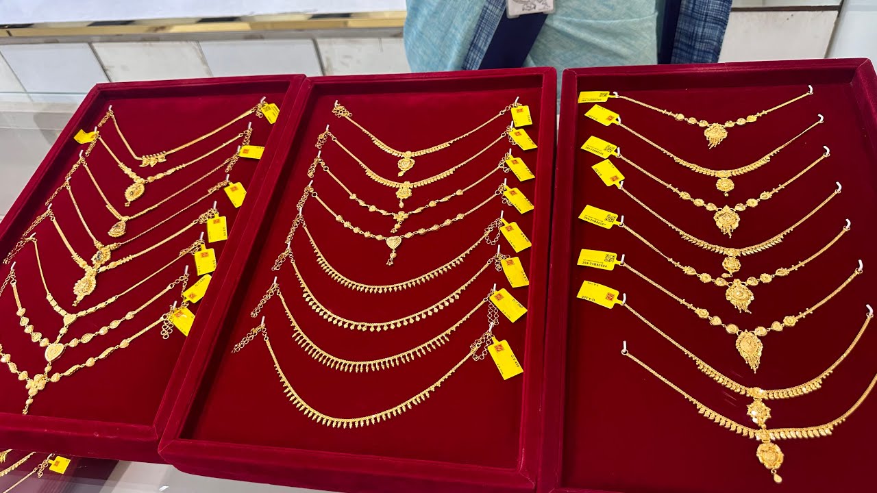 Saravana Stores Elite 8 Grams Gold Necklace New  Designs 2024 | 2 in 1 Gold Jewellery 🌟