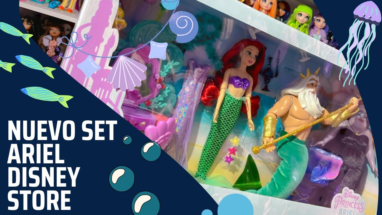 Nuevo Set Ariel Disney Store