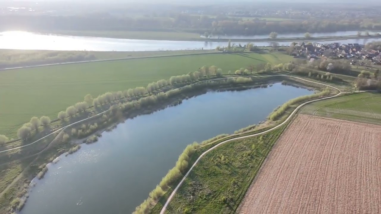 dji fly Areal View Vijver Itteren