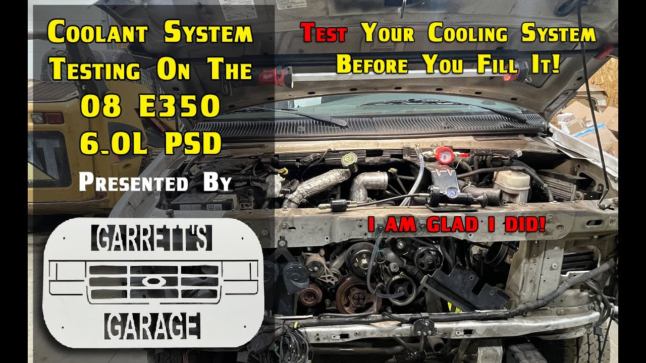 Cooling System Testing on the 2008 E350