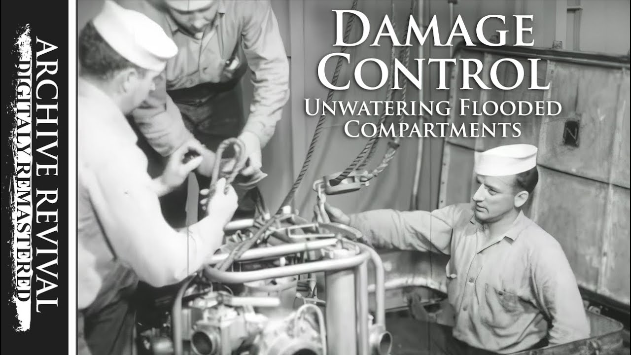 Damage Control | Unwatering Flooded Compartments (USN training)
