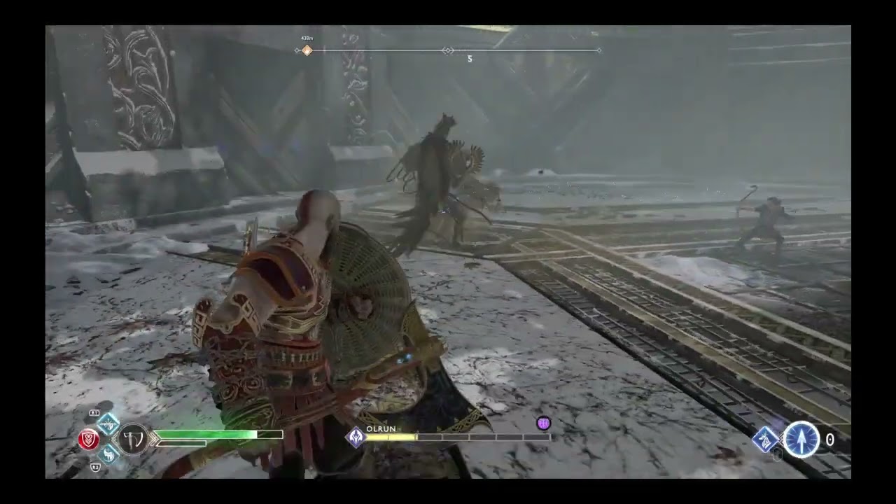 Valquíria olrun derrotada 2:56 minutos modo normal God of war