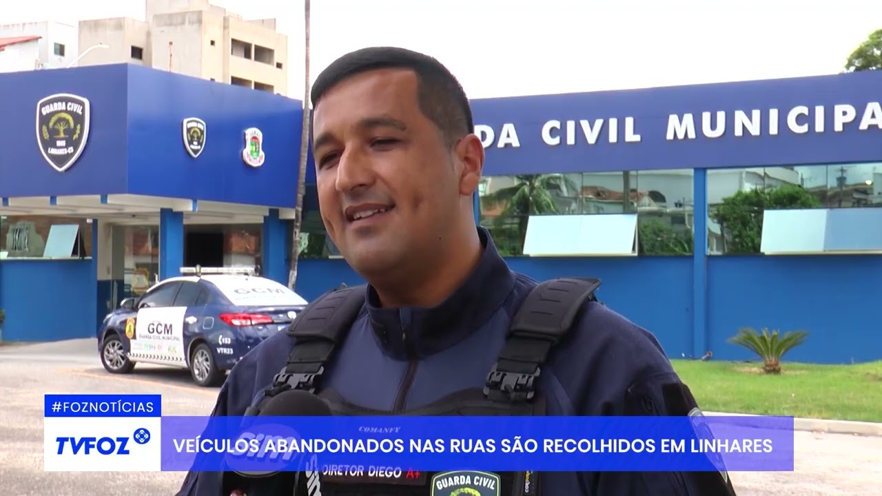 Veículos abandonados nas ruas são recolhidos em Linhares