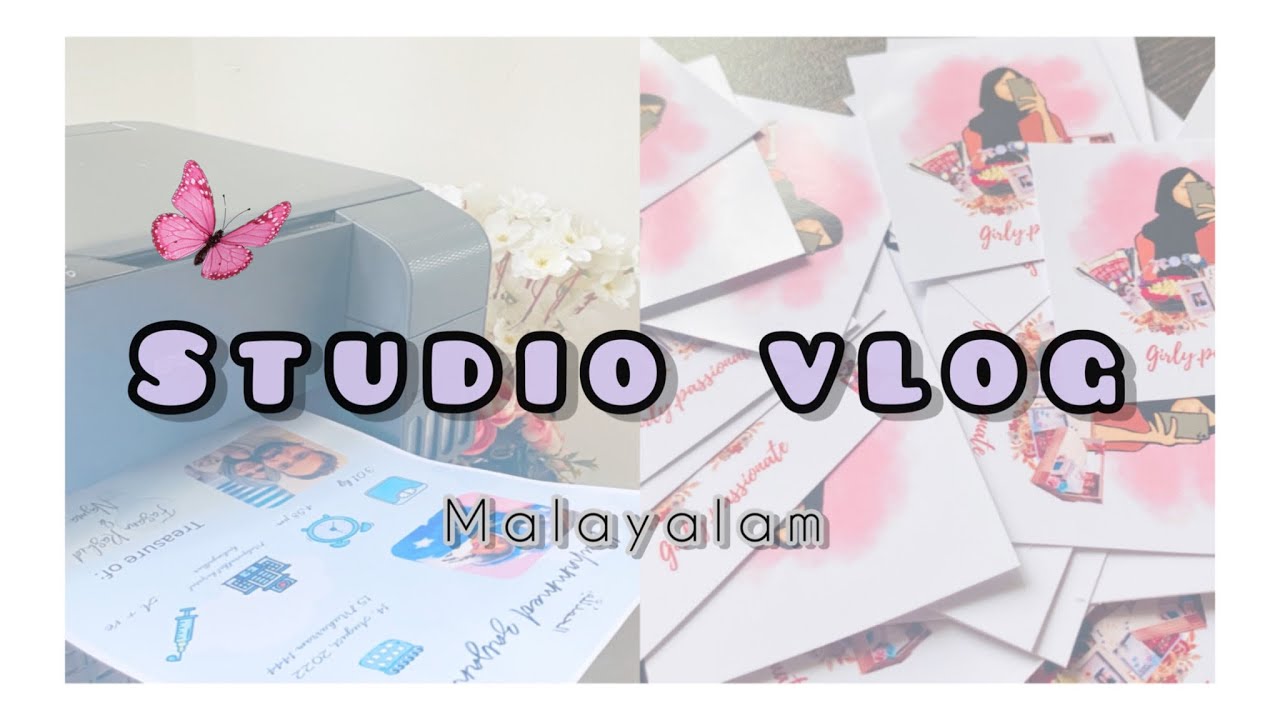Studio vlog malayalam|girly passionate    #studiovlog #malayalamvlog