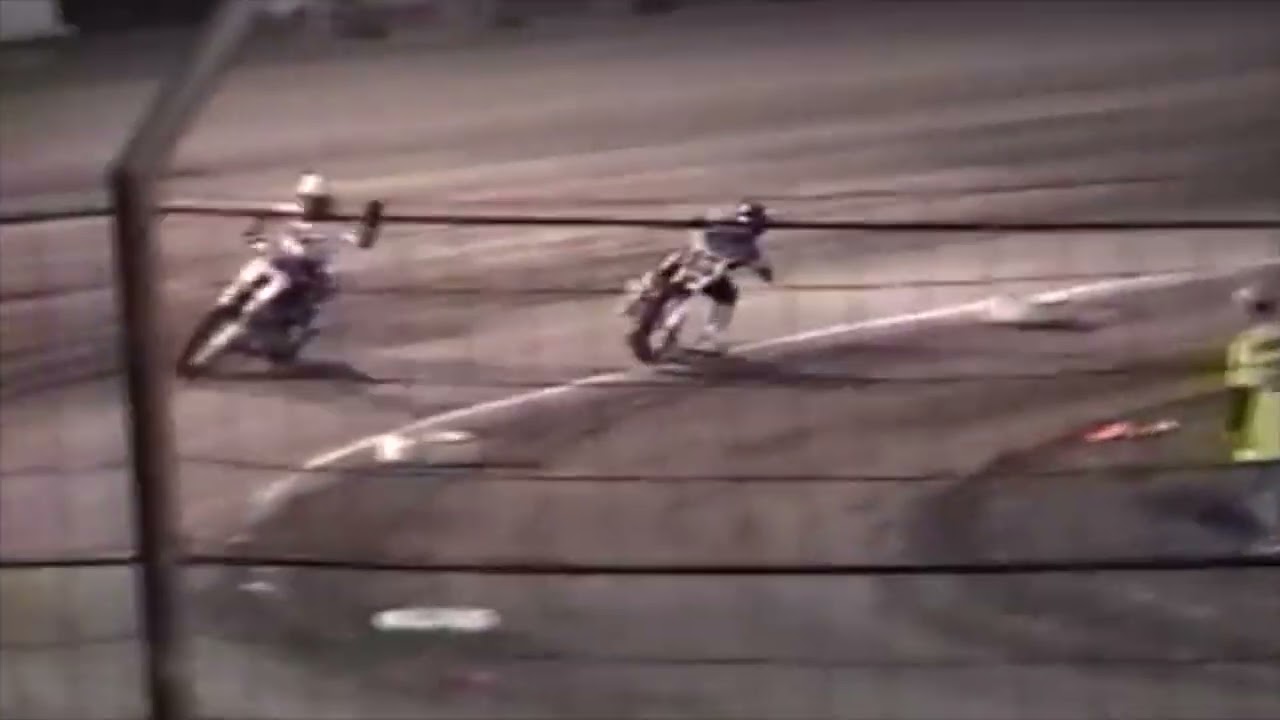 99 SCFTA motorcycle Flattrack heat Race Temecula Brandon Carnahan Rick Reed Ryan Fisher Jeff Johnson