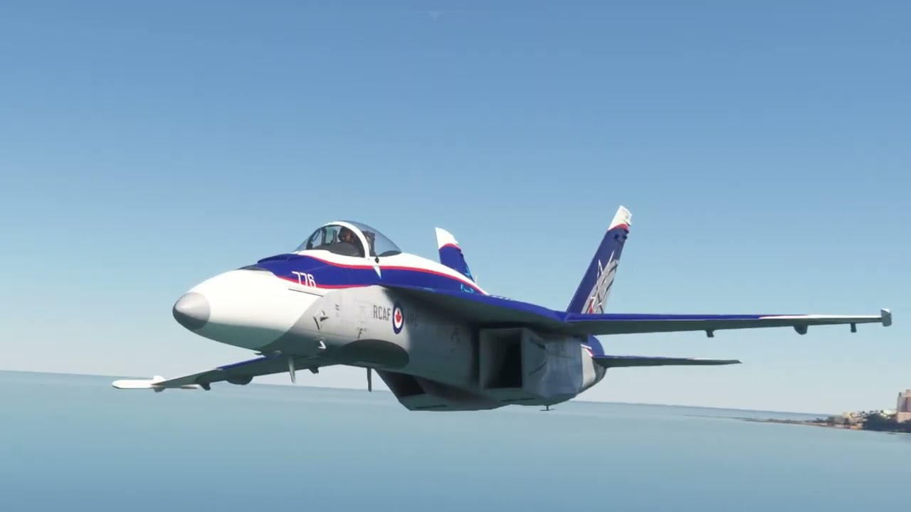 Vuelo en F18 al Palacio de Miraflores en Caracas a saludar a Maduro