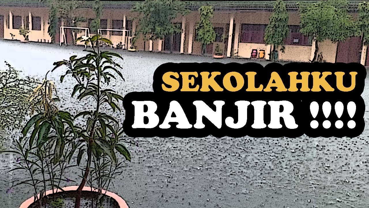 Sekolahku Kebanjiran!!!! (Kondisi SMPN 20 Semarang Tanggal 6 Februari 2021)