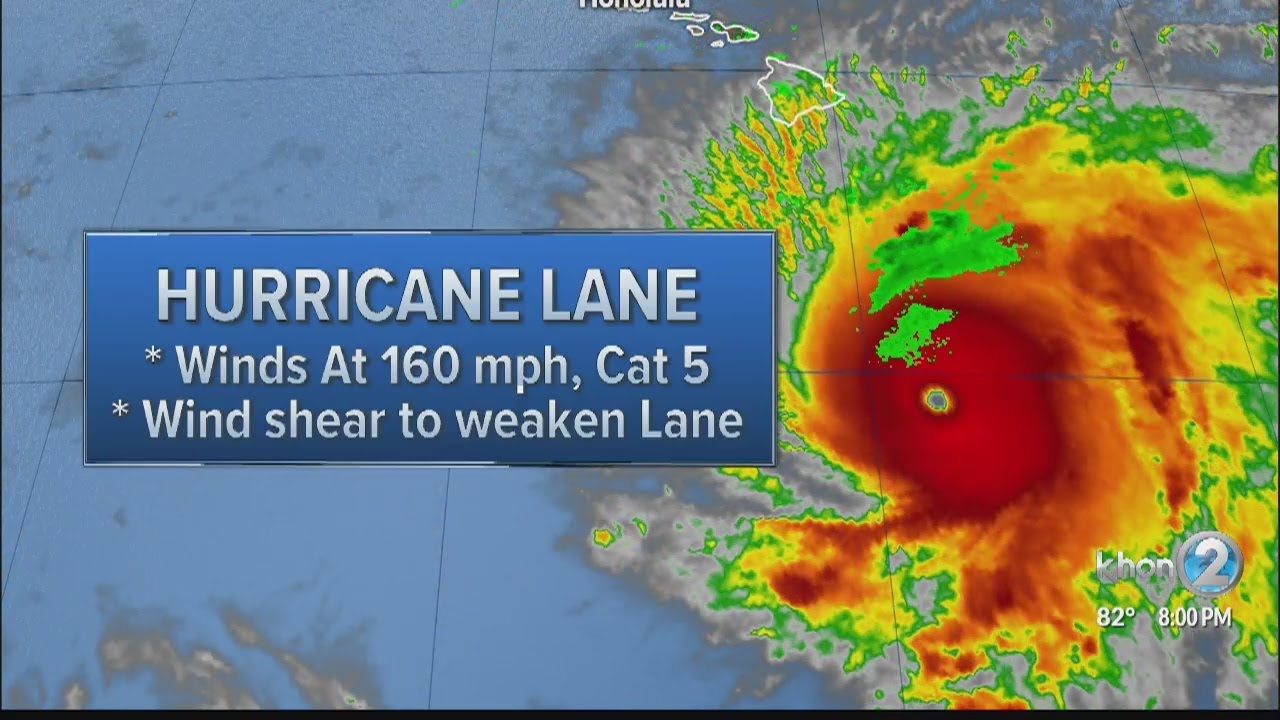 8 p.m. Hurricane Lane update