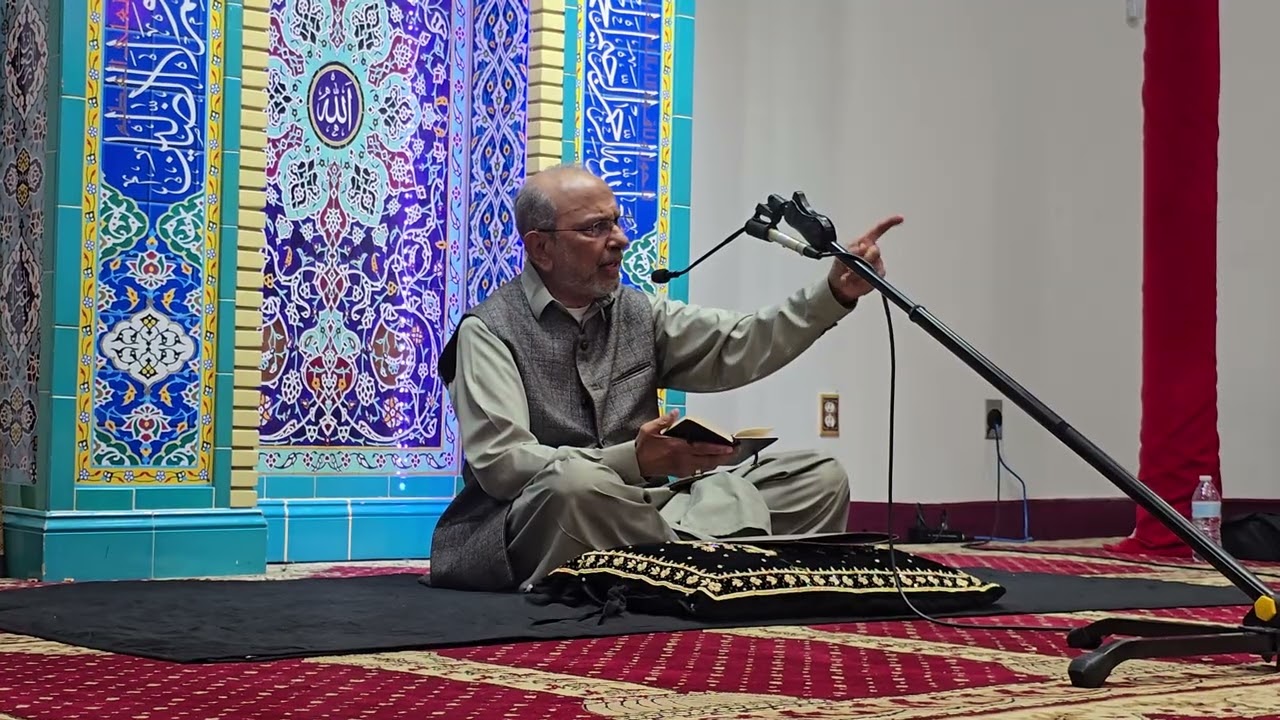 Soyem of Syed Danish Raza Naqvi at Shah-e-Najaf center.  Speech prepared by Syed Abbas Ali Rizvi 