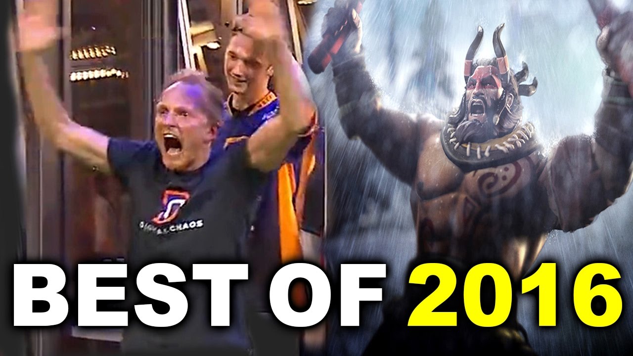 BEST OF 2016 - MOST EPIC HYPE MOMENTS DOTA 2