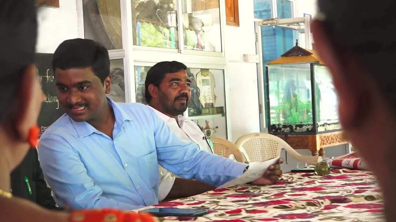 Appreciation ceremony for the student who studied in our school and won the district collector exam.