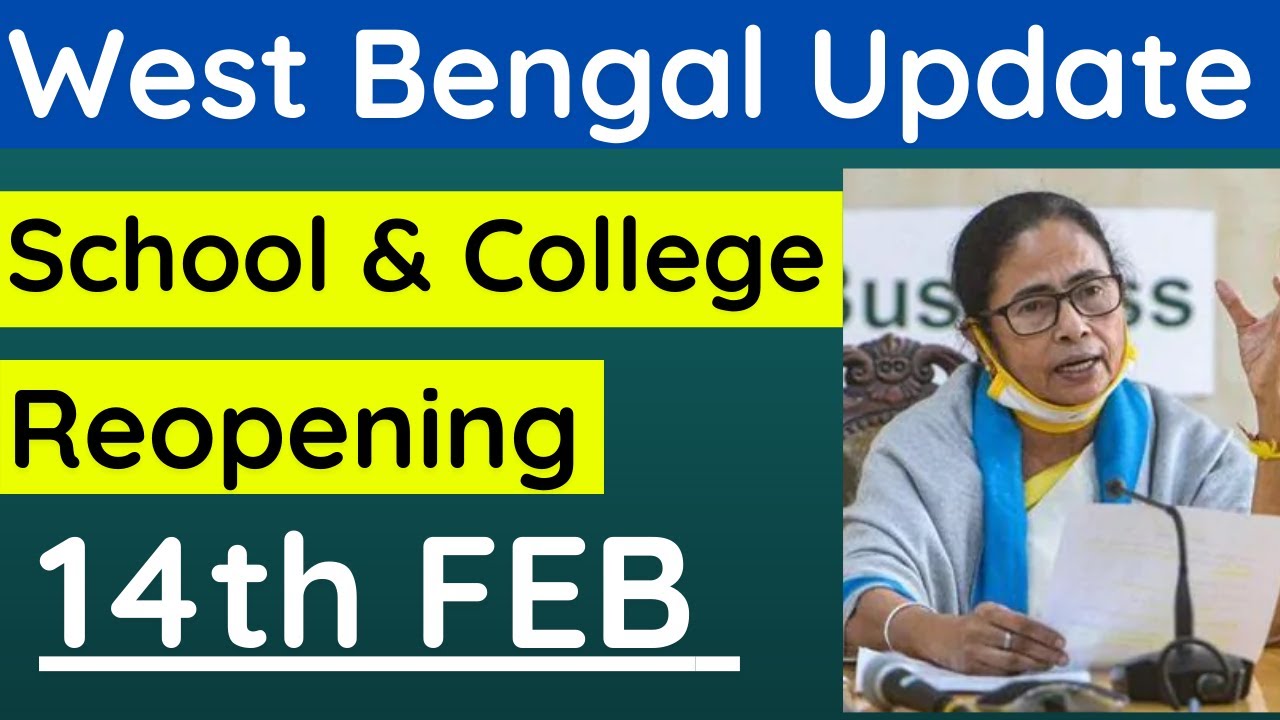 New Update | School College Reopening Date | WB School College Reopen