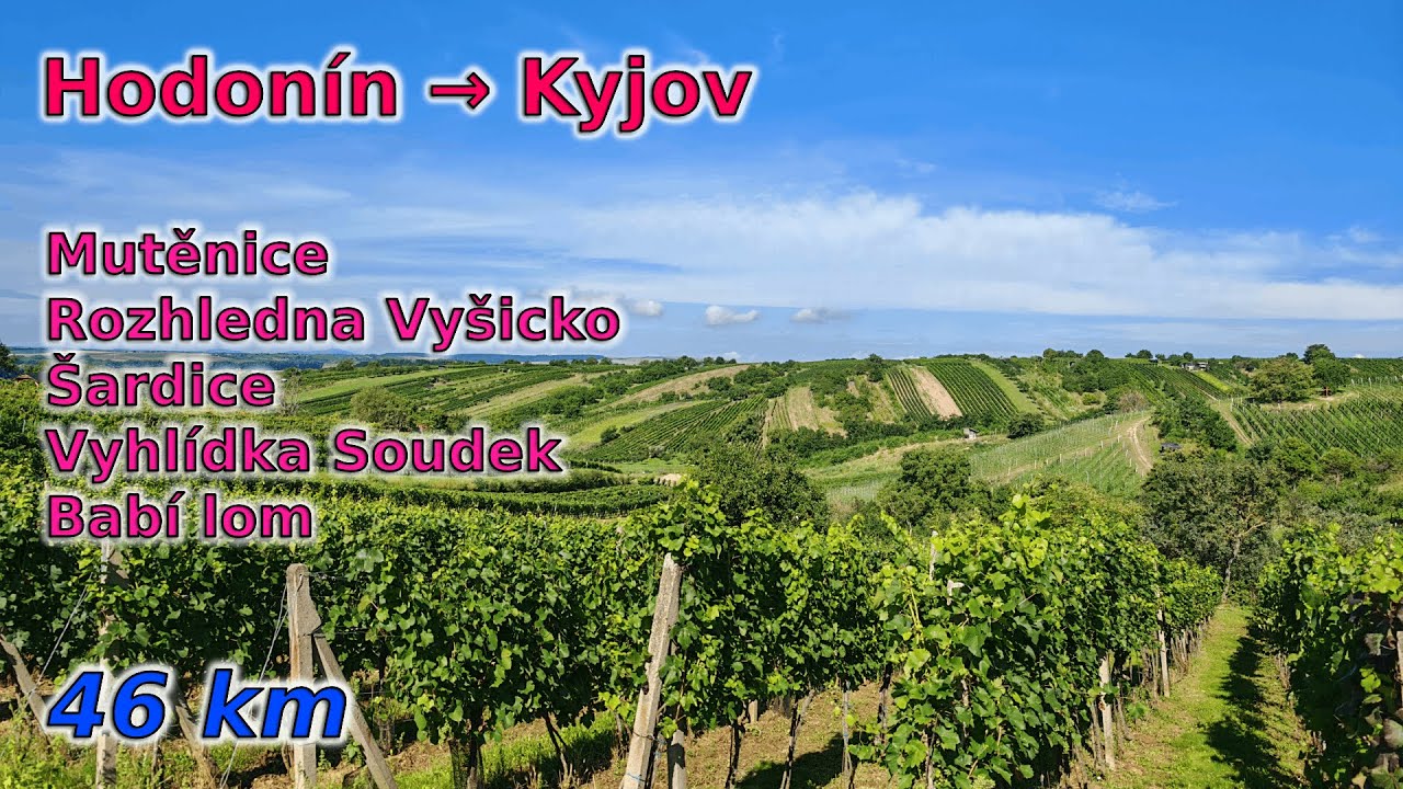 C75 Moravské Toskánsko (Hodonín - Kyjov) [46 km]