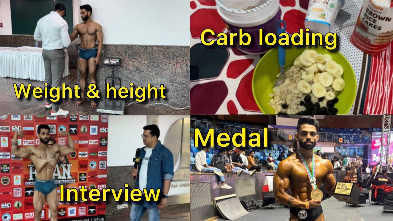 One Day Before Competition Carb Loading @khanclassic Bodybuilding Championship 2024 / Ajay Gautam