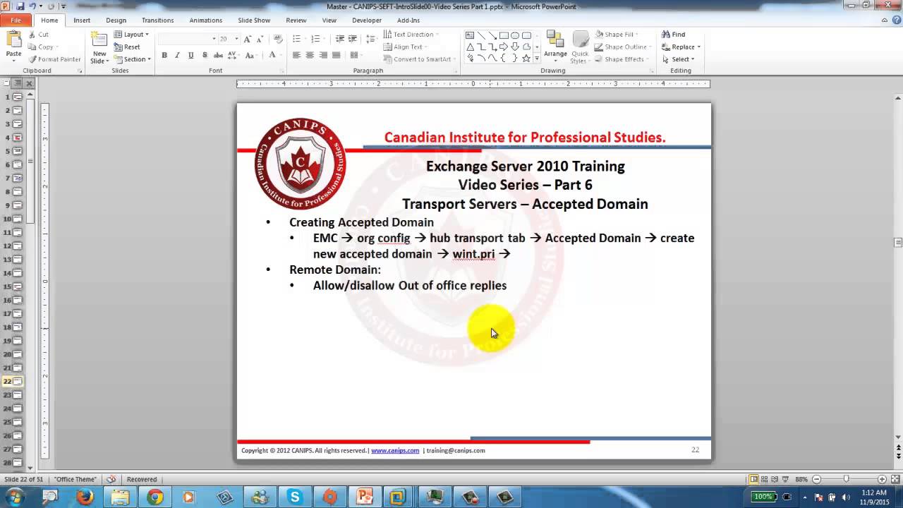 Microsoft Exchange Server 2010   Part 6   Understanding Exchange HUB Transport Role