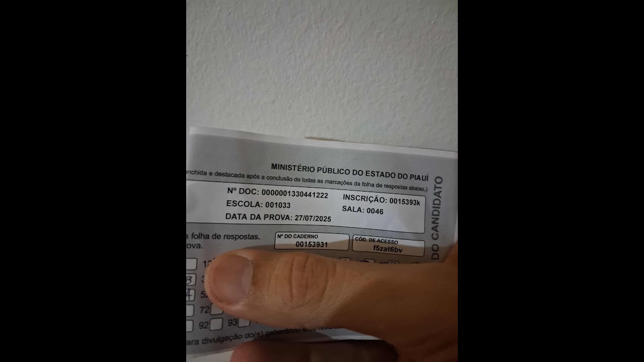 MP-PI, p&oacute;s prova e considera&ccedil;&otilde;es...