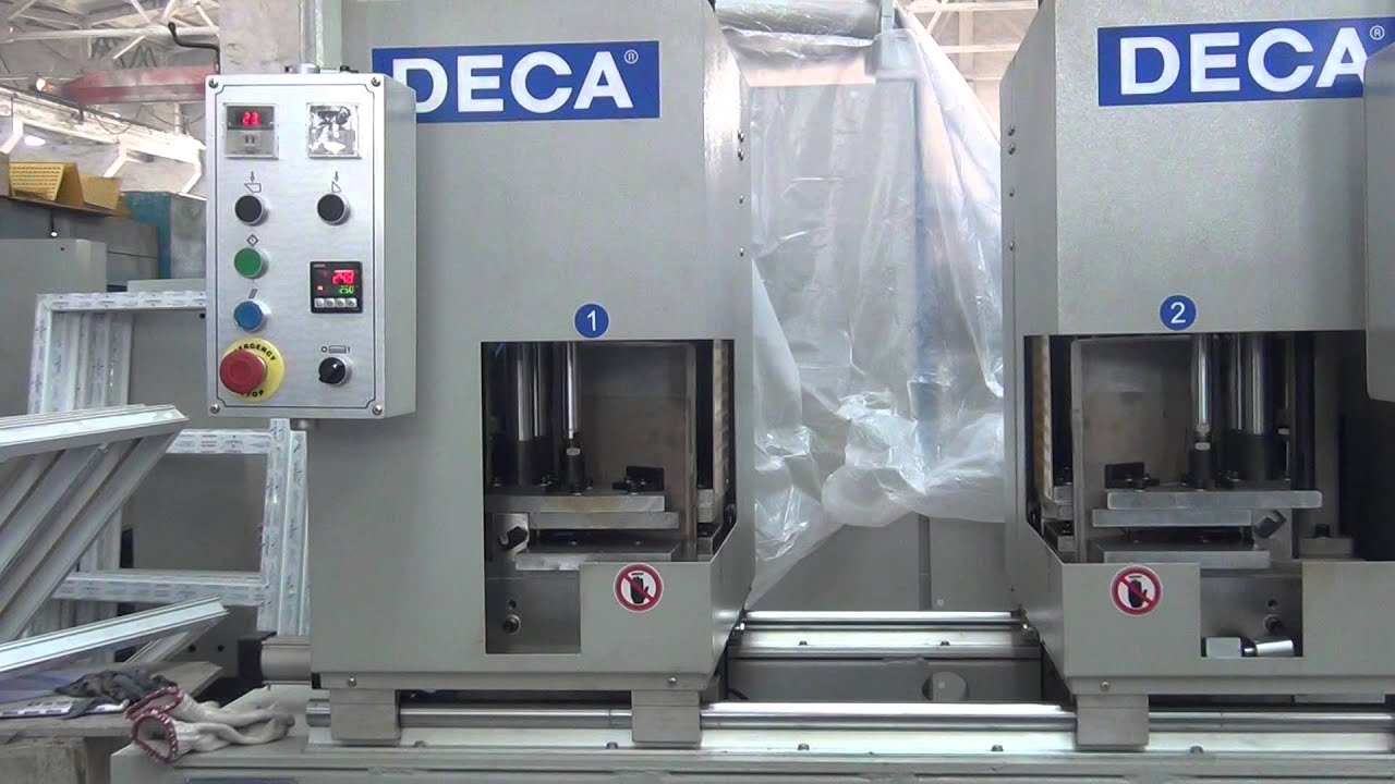 uPVC window machine Double Head Seamless Welding Machine SHZ2B 165x3500 DECA Machine China 02