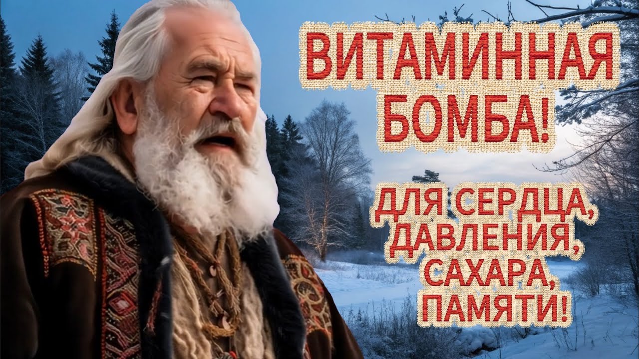 ВИТАМИННАЯ БОМБА! ОТ ДАВЛЕНИЯ, САХАРА, ДЛЯ СЕРДЦА 9 трав после 50лет!