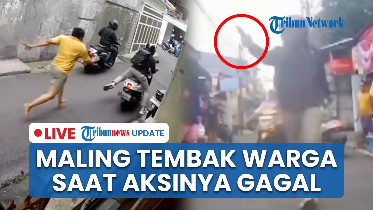 🔴 LIVE: Warga Gagalkan Pencuri Motor Bersenjata Api di Jakbar, Ada yang Kena Tembak di Kaki
